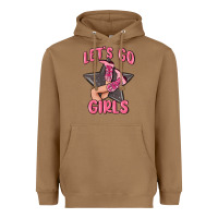 Toasted Coconut lets go girls cowgirl boots star Heavyweight Hoodie - MaliasSmallBusiness