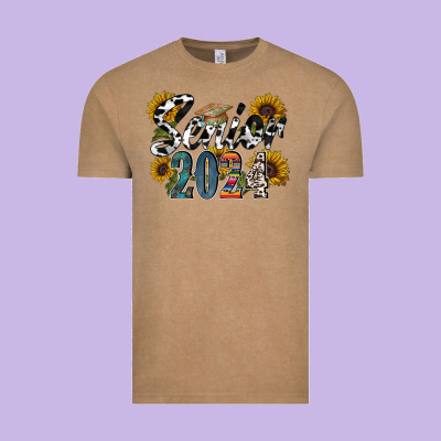 Senior 2024 Vintage Tee Designed By Racoondesign
