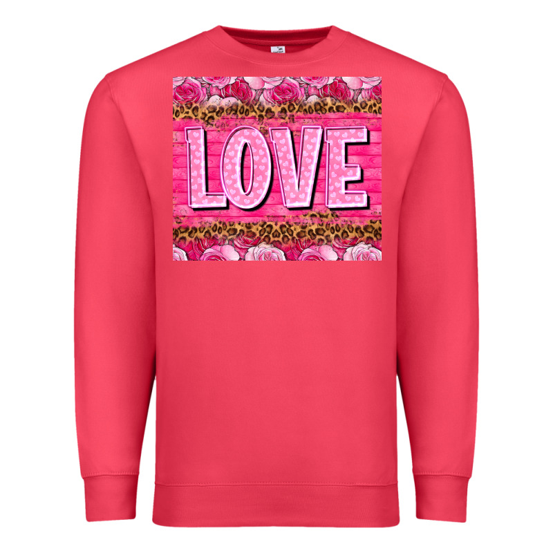 Love Valentines Day Premium Sweatshirt by NancyCooperArtShop | Teevron