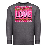 Charcoal Heather love valentines day Premium Sweatshirt - NancyCooperArtShop