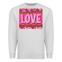 Dove Grey love valentines day Premium Sweatshirt - NancyCooperArtShop