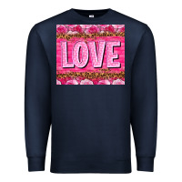 Navy love valentines day Premium Sweatshirt - NancyCooperArtShop