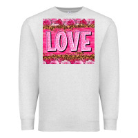 Oatmeal Heather love valentines day Premium Sweatshirt - NancyCooperArtShop