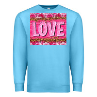 Ocean Blue love valentines day Premium Sweatshirt - NancyCooperArtShop