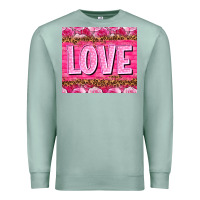 Seafoam love valentines day Premium Sweatshirt - NancyCooperArtShop