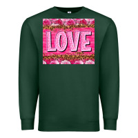 Sports Green love valentines day Premium Sweatshirt - NancyCooperArtShop
