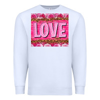 White love valentines day Premium Sweatshirt - NancyCooperArtShop