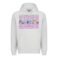 Dove Grey aquarius Premium Hoodie - Artiststas