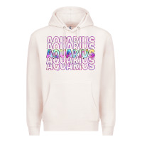Pale Pink aquarius Premium Hoodie - Artiststas