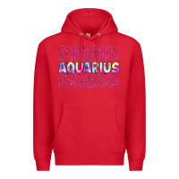 Red aquarius Premium Hoodie - Artiststas