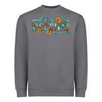Storm made to worship with sunflowers Heavyweight Sweatshirt - HRA Design Shop