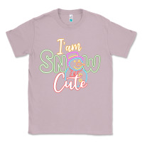 Lilac T am SNOW CUTE Classic Tee - CowhideDigitalArt