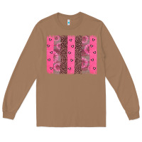 Toasted Coconut ribbon brush stoke Long Sleeve Tee - JahusDesignShop