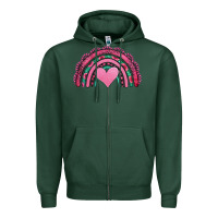 Sports Green valentines day pink gemstones rainbow Zipper Hoodie - Jasminsmagicworld