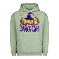 Pigment Oil Green Basic Witch Urban Hoodie - texasbilliewilder
