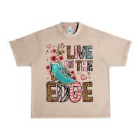 French Oak live on the edge ice skating Urban Heavy Tee - FaDigitalArtStudio