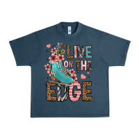Midnight Navy live on the edge ice skating Urban Heavy Tee - FaDigitalArtStudio