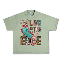 Oil Green live on the edge ice skating Urban Heavy Tee - FaDigitalArtStudio