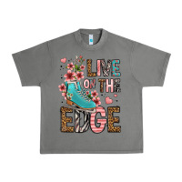 Tornado live on the edge ice skating Urban Heavy Tee - FaDigitalArtStudio