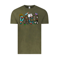 Vintage Olive pacu Vintage Tee - CowhideDigitalArt