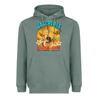 Sage naschville music city Heavyweight Hoodie - NancyCooperArtShop