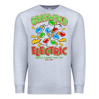 Heather Grey griswold electric christmas vacation Premium Sweatshirt - MaliasSmallBusiness
