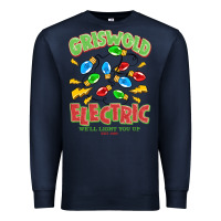 Navy griswold electric christmas vacation Premium Sweatshirt - MaliasSmallBusiness