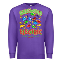 Purple griswold electric christmas vacation Premium Sweatshirt - MaliasSmallBusiness
