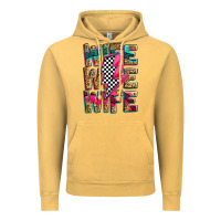 Vintage Mustard race wife wife wife lightningbolt Vintage Hoodie - Zillion Design Studio
