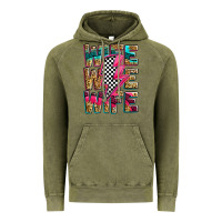 Vintage Olive race wife wife wife lightningbolt Vintage Hoodie - Zillion Design Studio