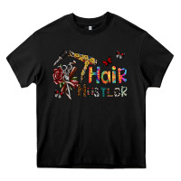 Black hair hustler 2 Heavy Core Tee - SublimationCraftShop