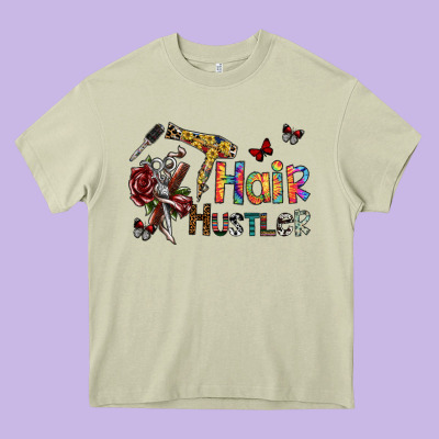 Hair Hustler 2 Heavy Core Tee Designed By Sublimationcraftshop