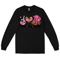 Black peace love  cowgirl Long Sleeve Tee - AdoDesignShop