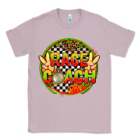 Lilac Race coach with leopard and peace hand Classic Tee - AdoDesignShop