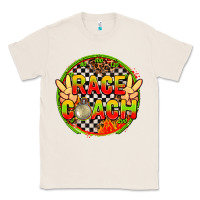 Race Coach With Leopard And Peace Hand Classic Tee | Teevron