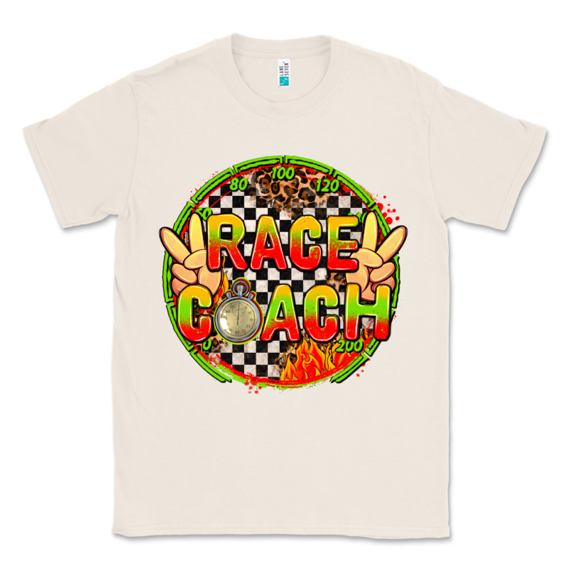 Race Coach With Leopard And Peace Hand Classic Tee by AdoDesignShop | Teevron