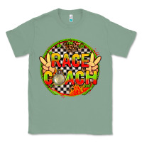 Sage Race coach with leopard and peace hand Classic Tee - AdoDesignShop