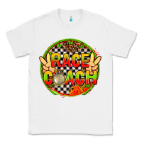 White Race coach with leopard and peace hand Classic Tee - AdoDesignShop