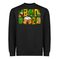 Black bad boozy st patricks Heavyweight Sweatshirt - FaDigitalArtStudio