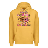 Mustard you're the concha to my cafecito Premium Hoodie - Artiststas