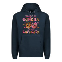 Navy you're the concha to my cafecito Premium Hoodie - Artiststas