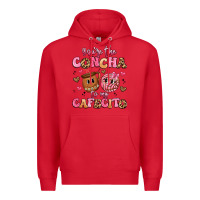 Red you're the concha to my cafecito Premium Hoodie - Artiststas