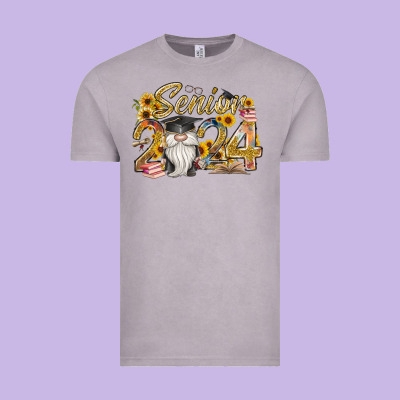 Senior 2024 Vintage Tee Designed By Racoondesign