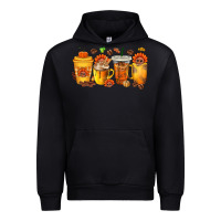 Black Thanksgiving Coffee Cups Urban Hoodie - texasbilliewilder