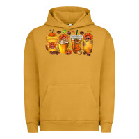 Pigment Peanut Butter Thanksgiving Coffee Cups Urban Hoodie - texasbilliewilder
