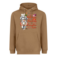 Toasted Coconut patience a dash of kindness Heavyweight Hoodie - NancyCooperArtShop