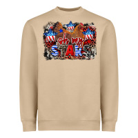 Mushroom Oh my stars chicken 4th of july Heavyweight Sweatshirt - CowGirlArtShop