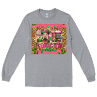 Heather Grey cafecito y chisme coffee cups Long Sleeve Tee - Jasminsmagicworld