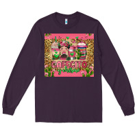 Plum cafecito y chisme coffee cups Long Sleeve Tee - Jasminsmagicworld