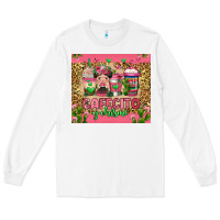White cafecito y chisme coffee cups Long Sleeve Tee - Jasminsmagicworld